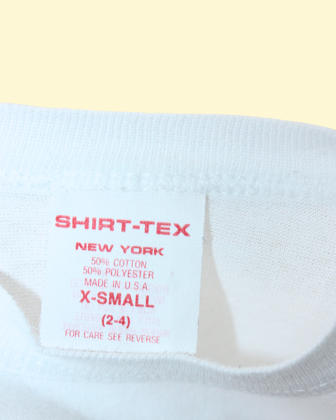 T-shirt vintage 1980s made in USA 2-4 ans