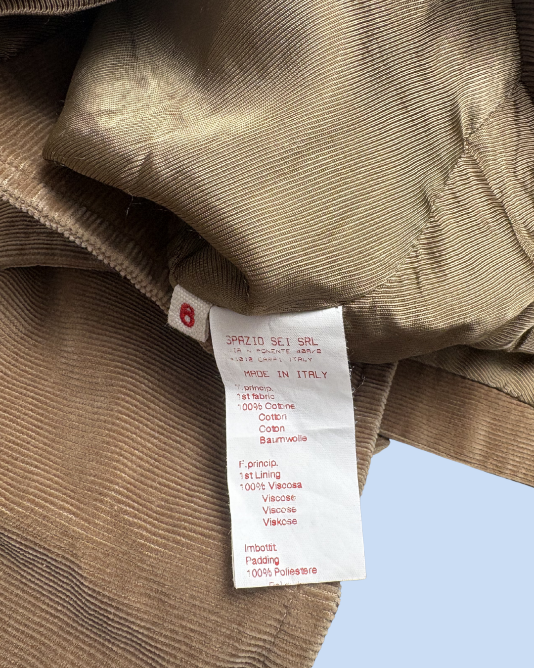 Veste marron 6 ans