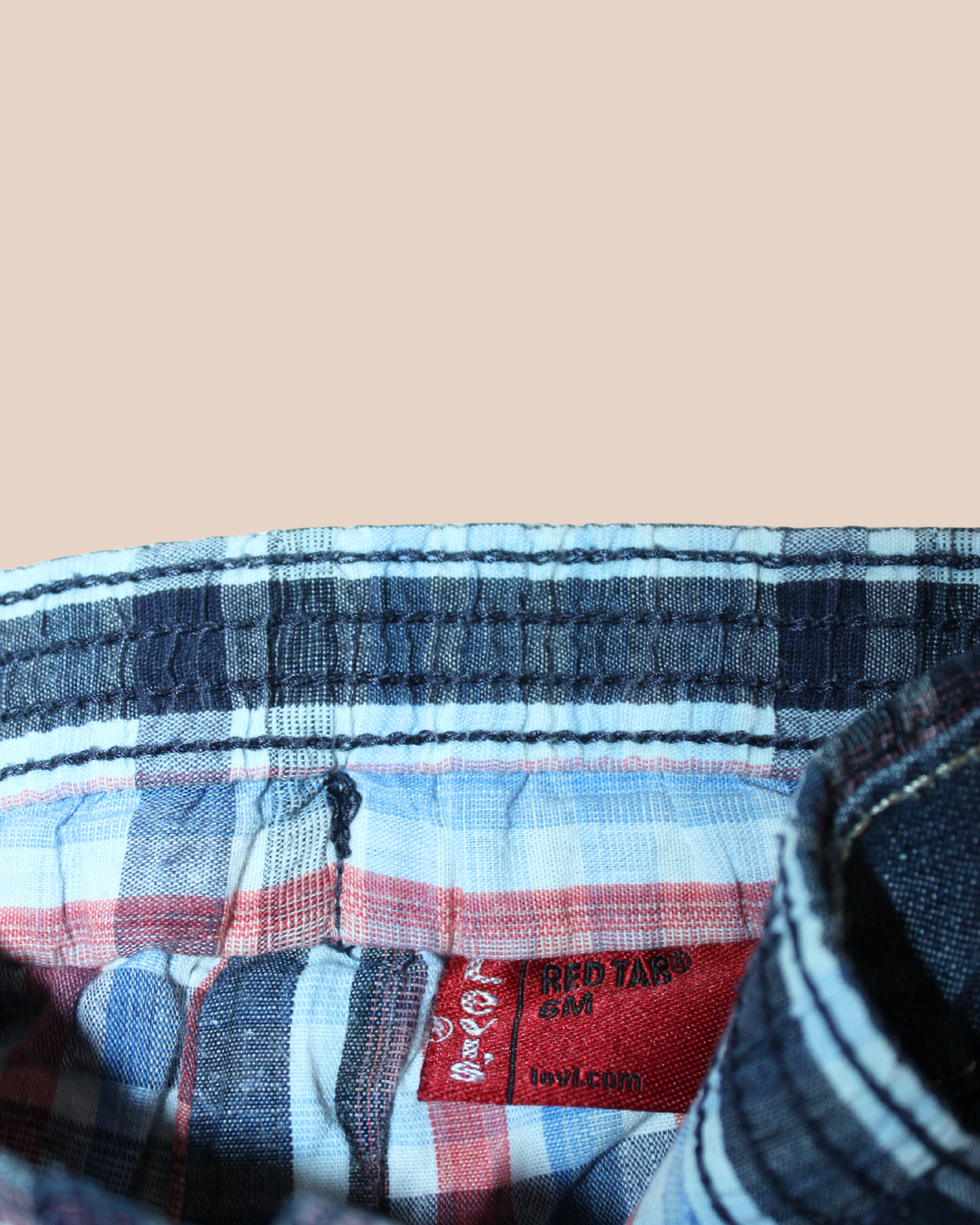 Jean brut coupe baggy engineered 6 mois