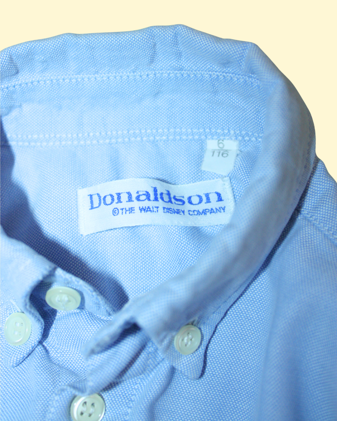 Chemise courte bleue Mickey 6 ans