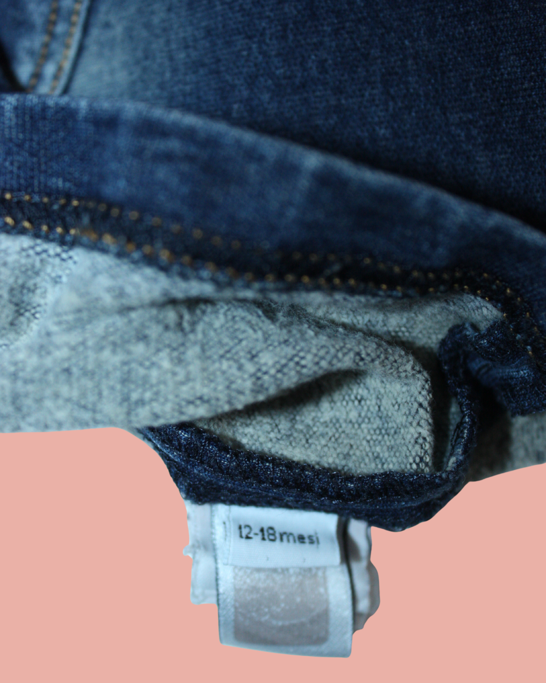 Robe en jean délavé 18 mois