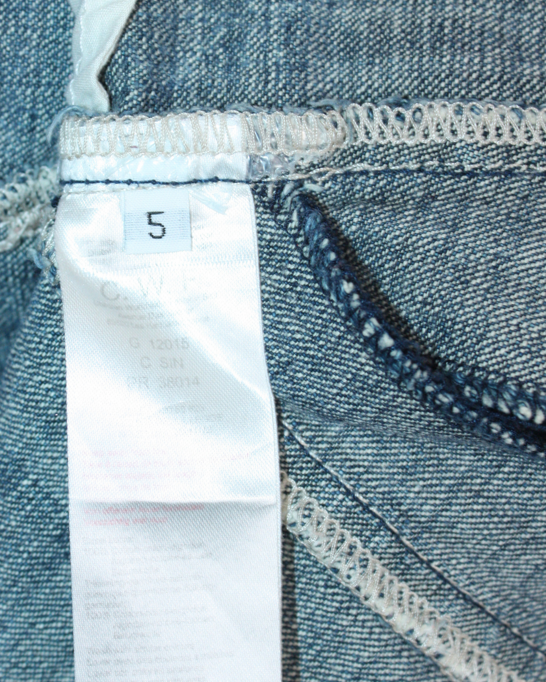 Robe en jean asymétrique 5 ans