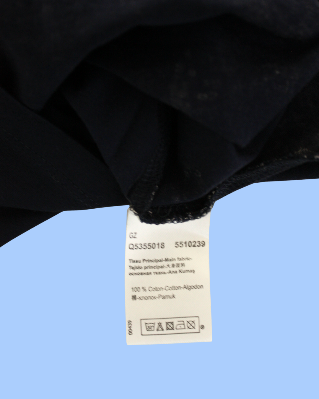 T-shirt bleu splash 18 mois