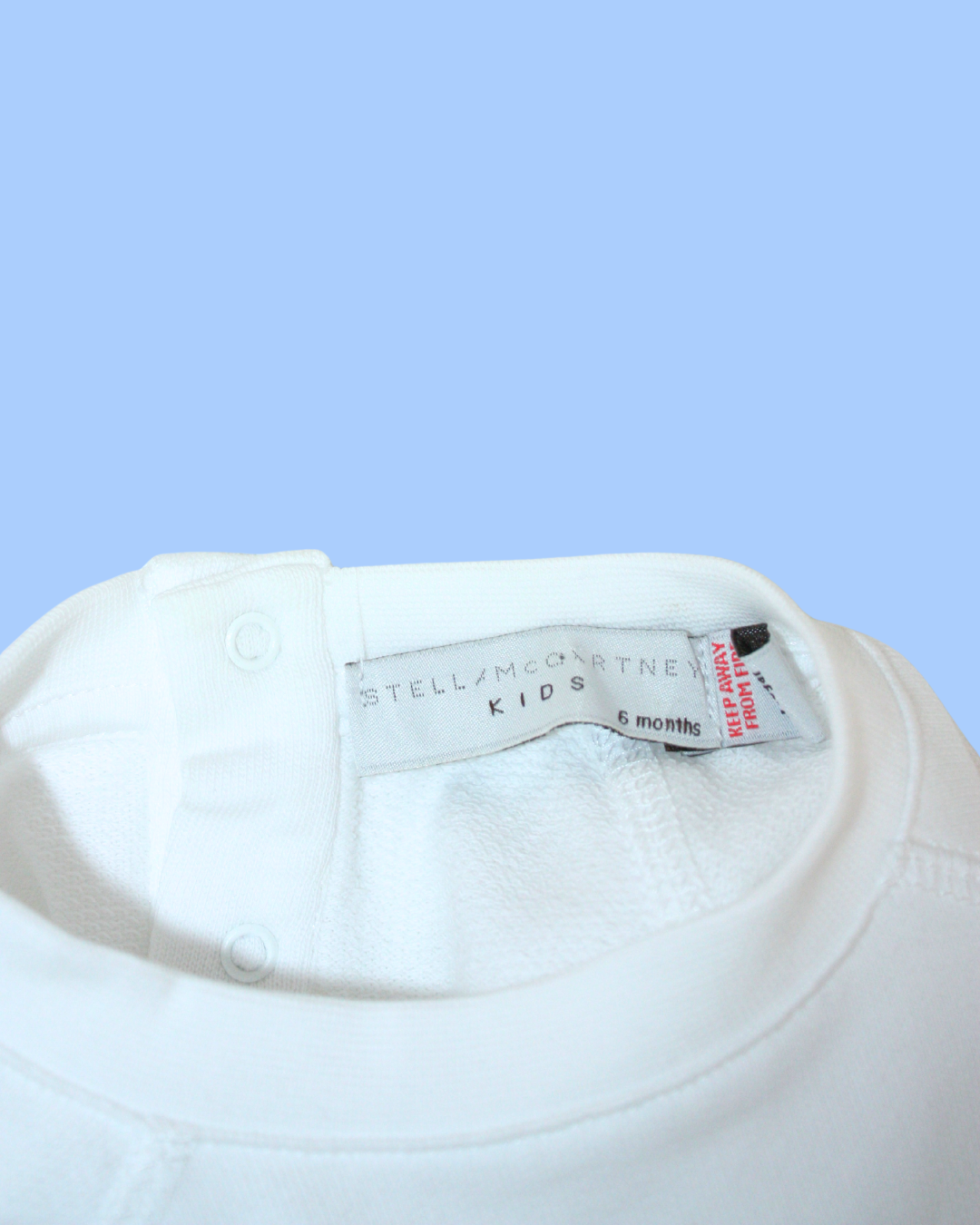 Sweatshirt blanc 6 mois