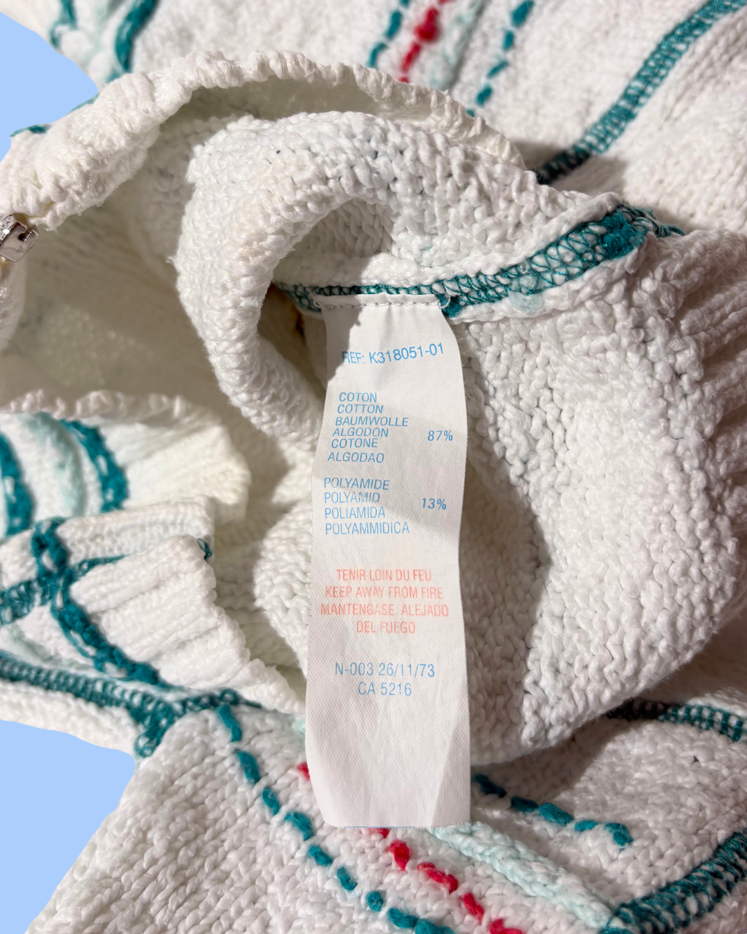 Gilet blanc crème 3 mois