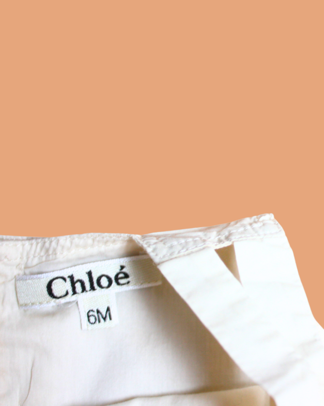 Robe blanc cassé 6 mois