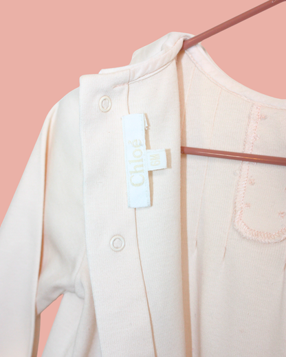 Chemisier en coton rose 6 mois