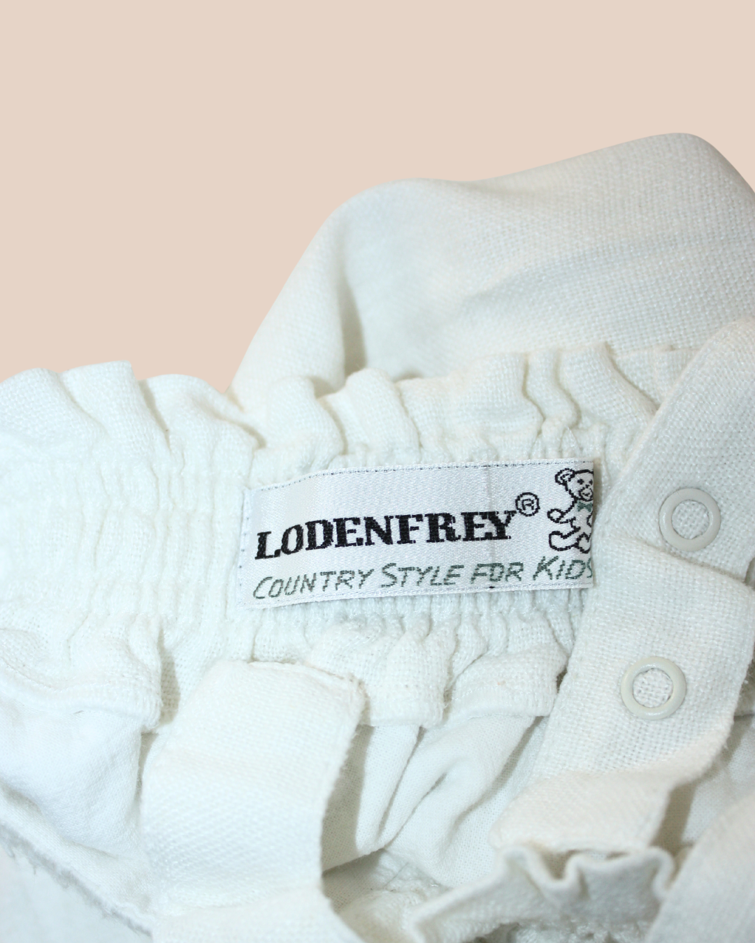 Ensemble cardigan et pantalon blancs en lin et coton 9 mois