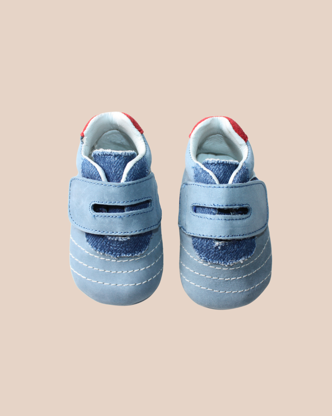 Baskets  bleues en suede taille 16