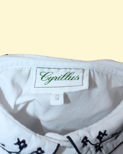 Chemisier blanc vintage 3 ans