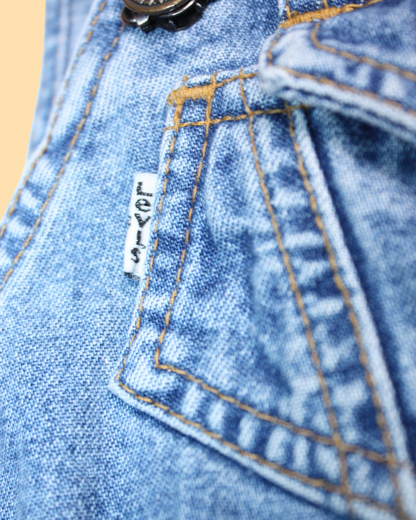 Salopette en jean vintage 90s 2 ans