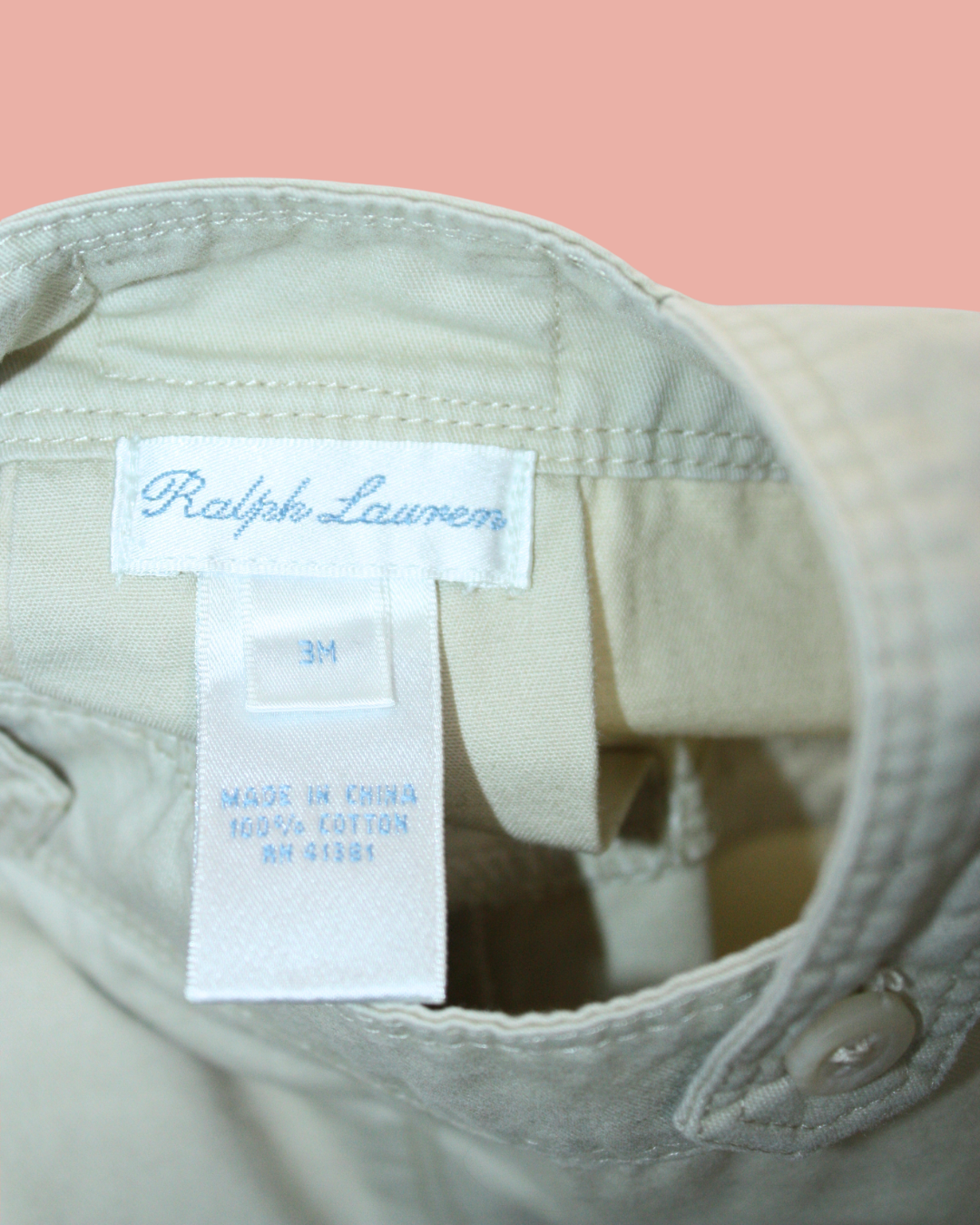 Robe beige 3 mois