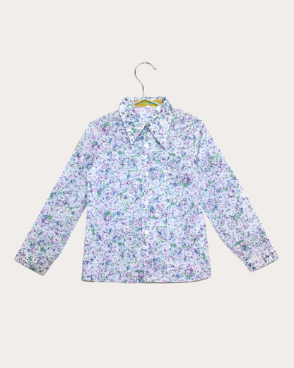 Chemisier liberty vintage 70s 2 ans