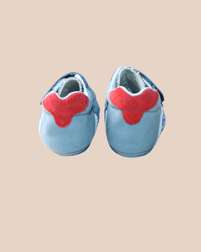 Baskets  bleues en suede taille 16