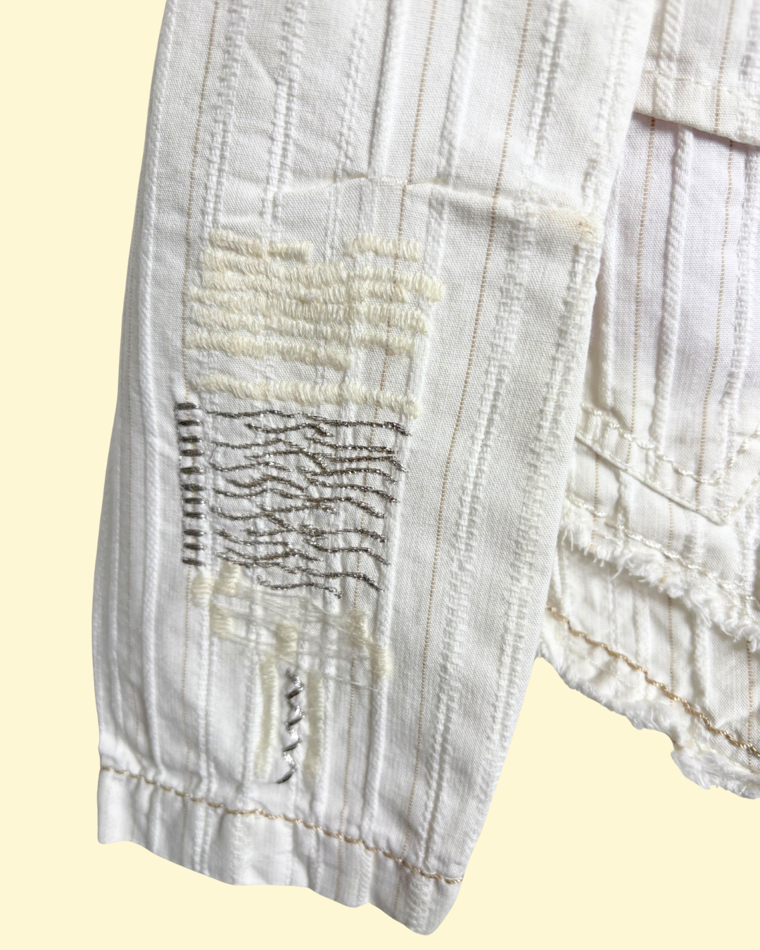 Veste destructurée blanche 4 ans
