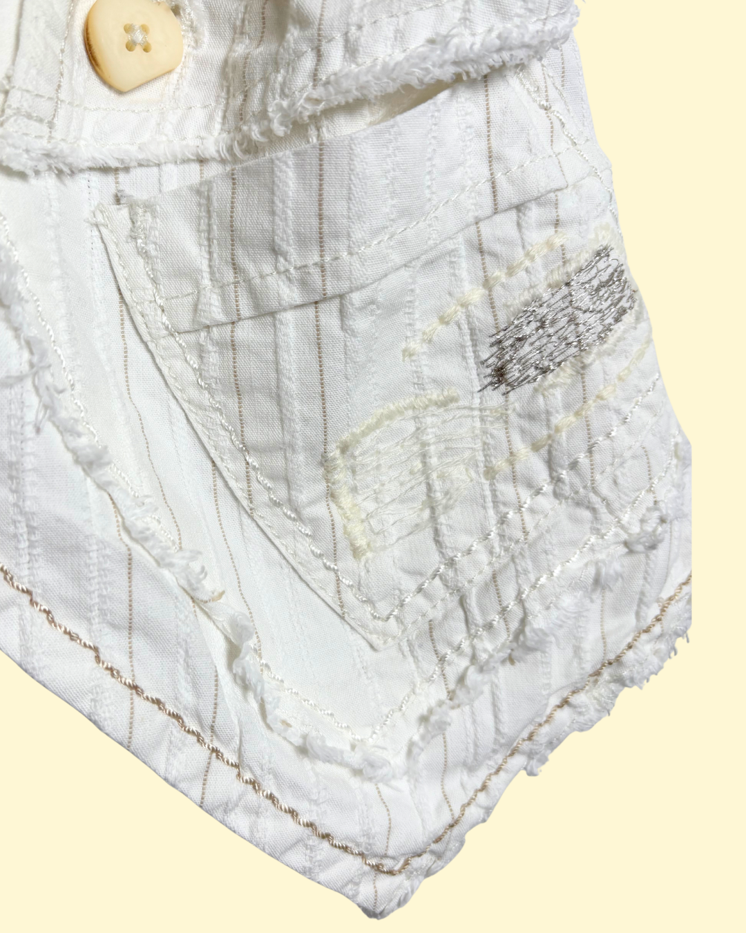 Veste destructurée blanche 4 ans