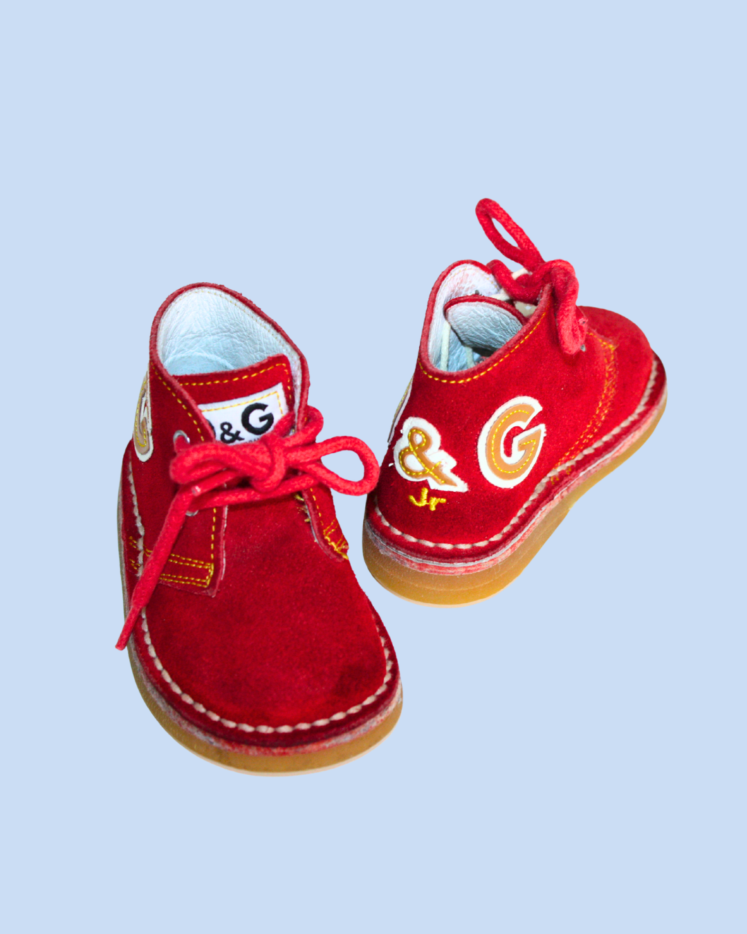 Desert boots rouges pointure 20