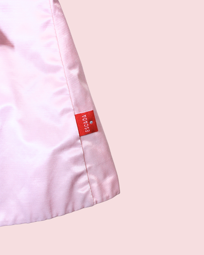 Trench rose satiné 9 mois