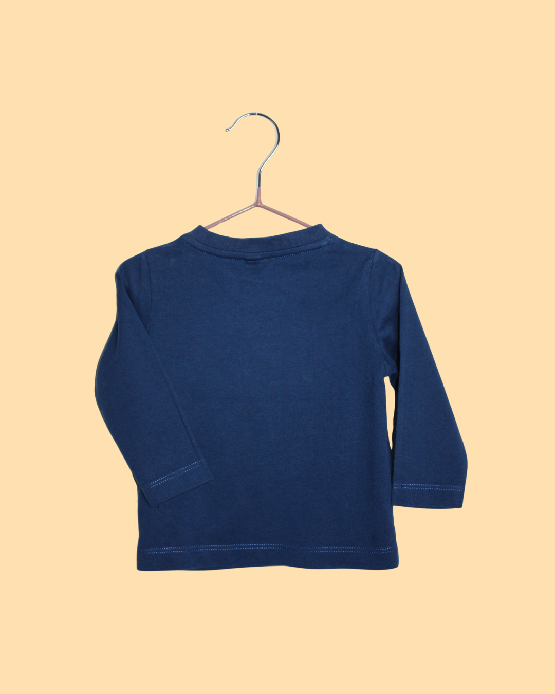 Top manches longues bleu fun 6 mois