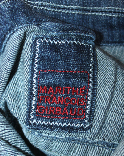 Veste en jean vintage 2000s brodée 6 ans