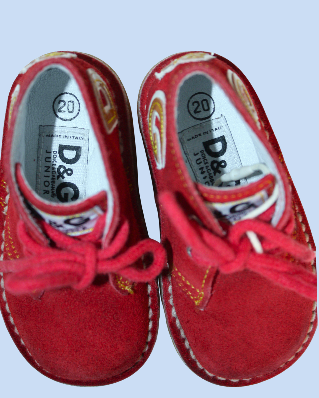 Desert boots rouges pointure 20
