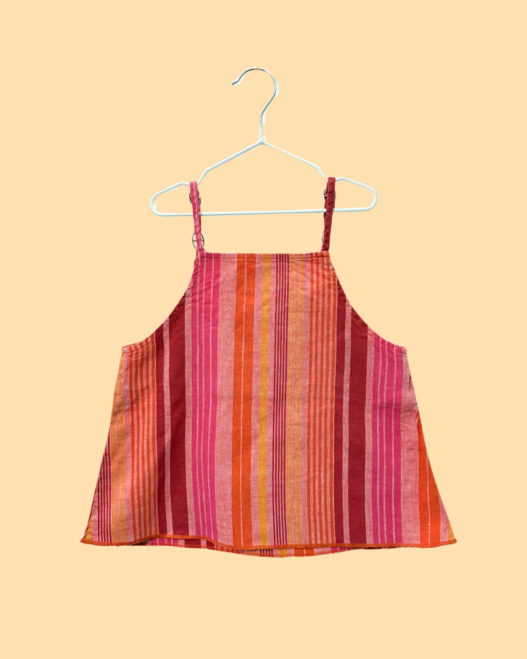 Top collection Jungle à rayures orange et rose 5 ans