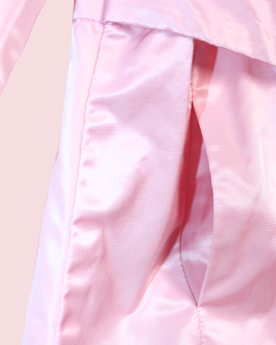 Trench rose satiné 9 mois