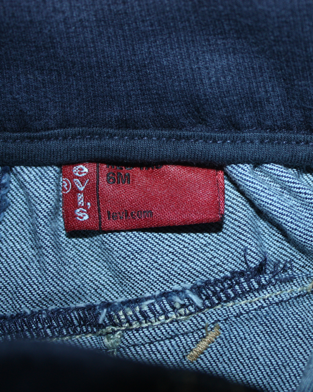 Jean brut coupe baggy 6 mois