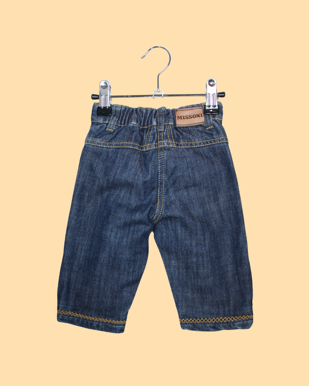 Jeans à coutures contrastantes 6 mois mixte