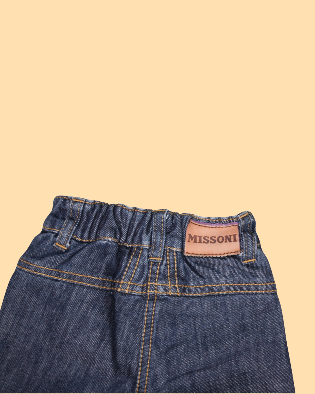 Jeans à coutures contrastantes 6 mois mixte