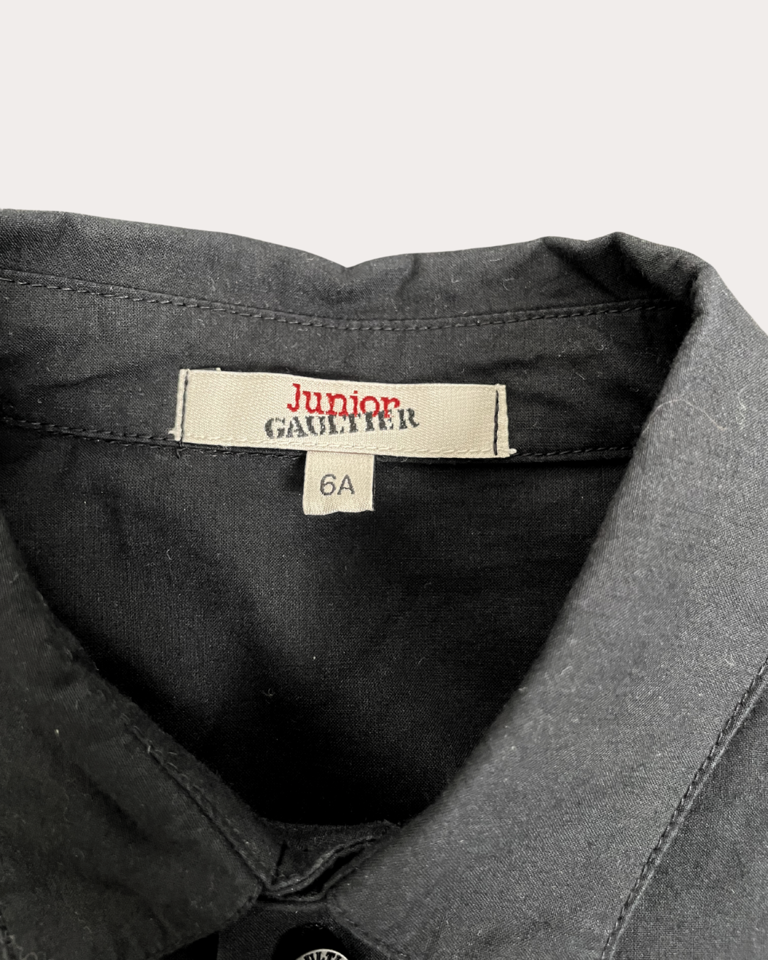 Chemise noir 6 ans