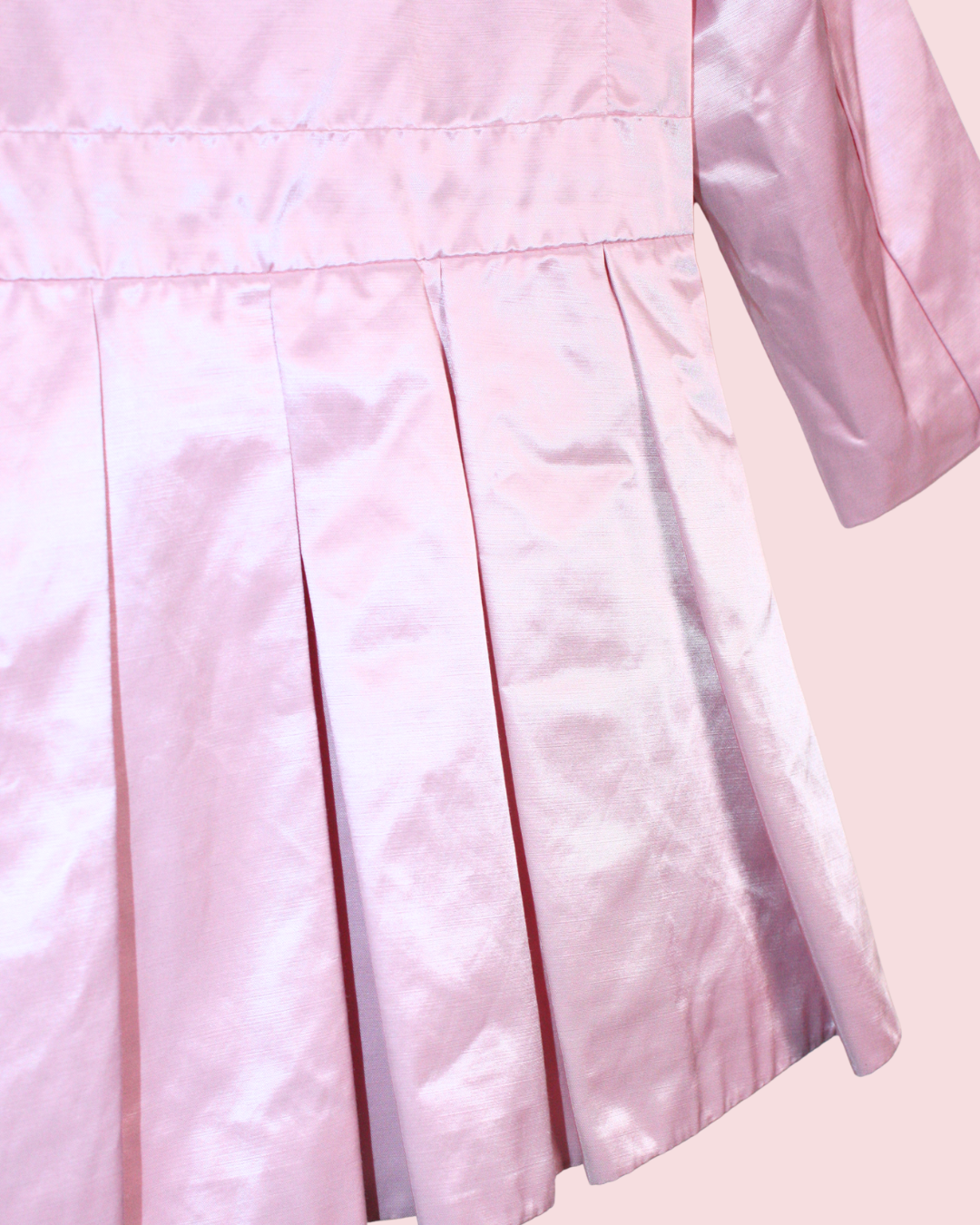 Trench rose satiné 9 mois