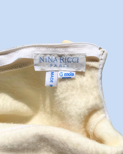 Grenouillère brodée vintage 6 mois