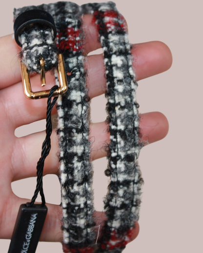 Ceinture en tweed