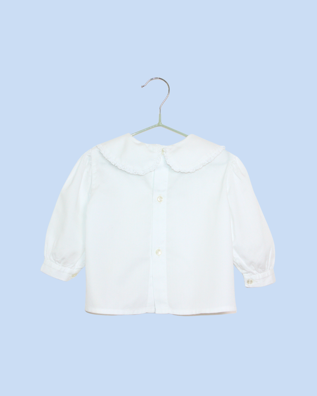 Chemisier vintage blanc 6 mois