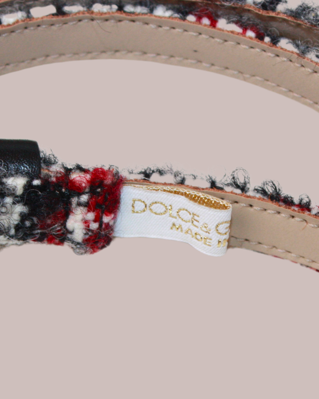 Ceinture en tweed