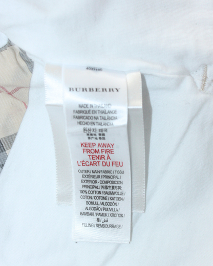 Veste matelassée blanche 3 mois