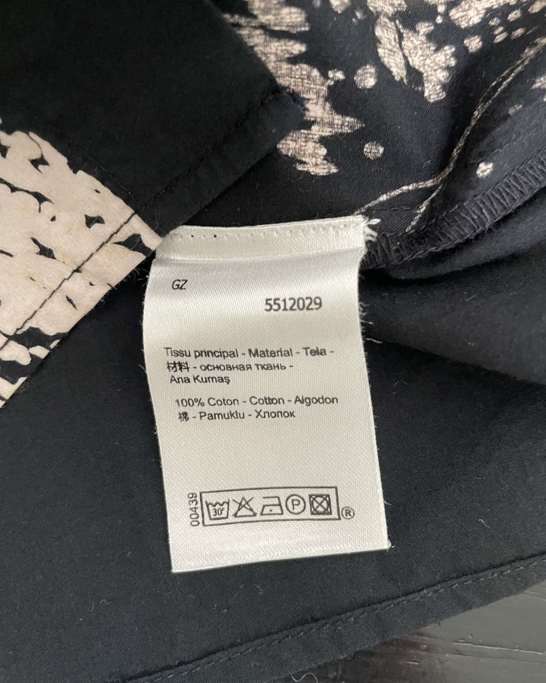 Chemise noir 6 ans