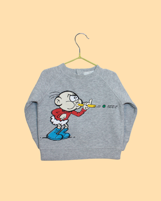 Sweatshirt gris cartoon Beano 12 mois