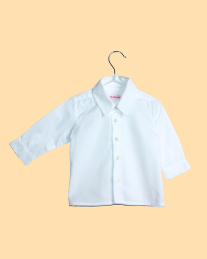 Chemise blanche 3 mois