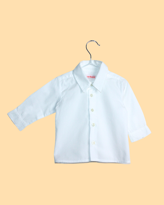 Chemise blanche 3 mois