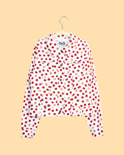 Veste imprimée coccinelles 8 ans