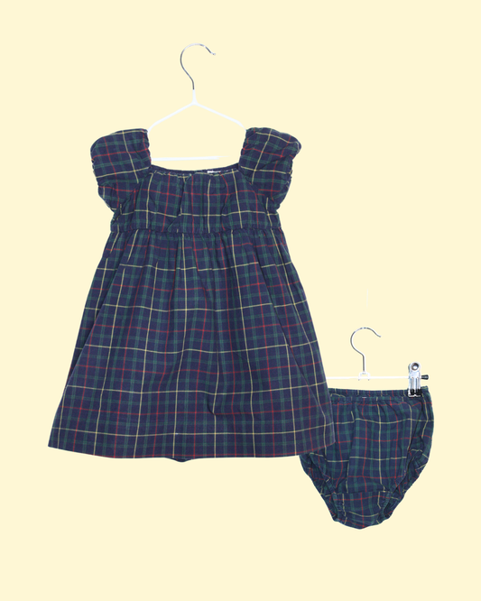 Ensemble robe et bloomer assortis 9 mois