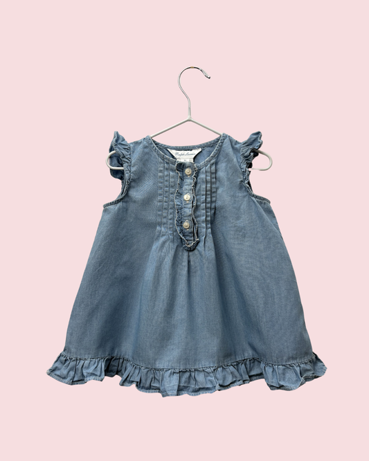 Robe bleue 9 mois