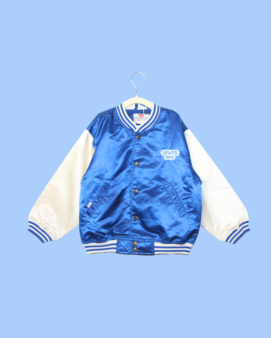 Varsity jacket vintage bleue 6 ans