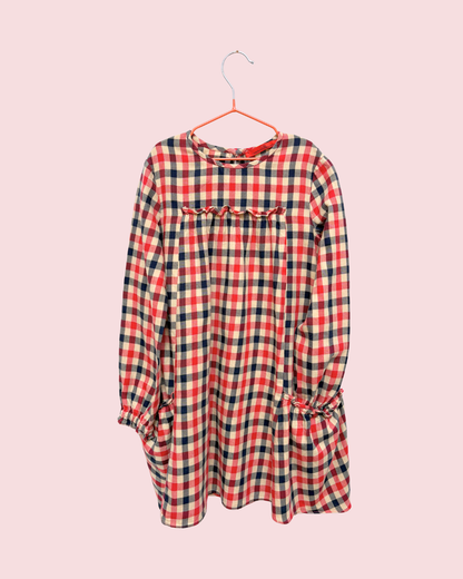 Robe à carreaux 6 ans