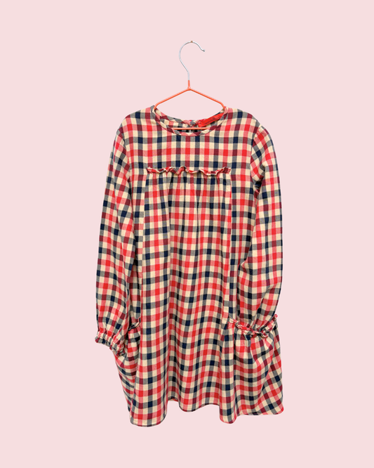 Robe à carreaux 6 ans
