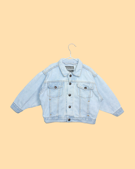 Veste en jean vintage 1990s white tab taille 3 ans