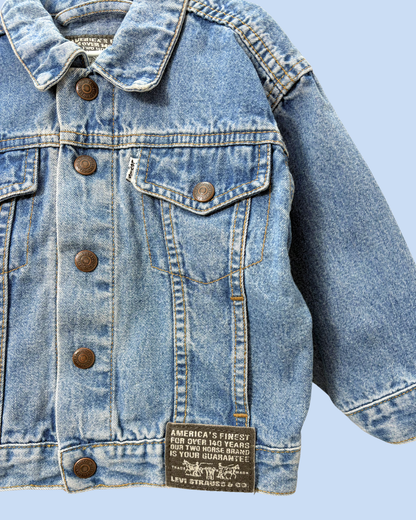 Veste en jean vintage 1990s white tab 2 ans