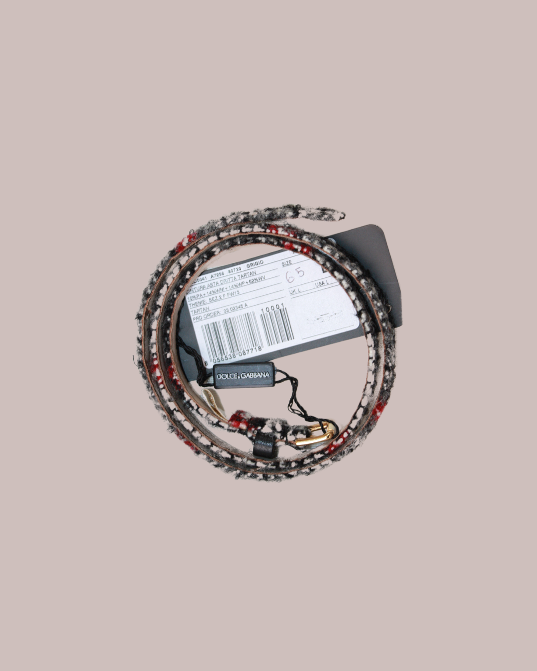 Ceinture en tweed